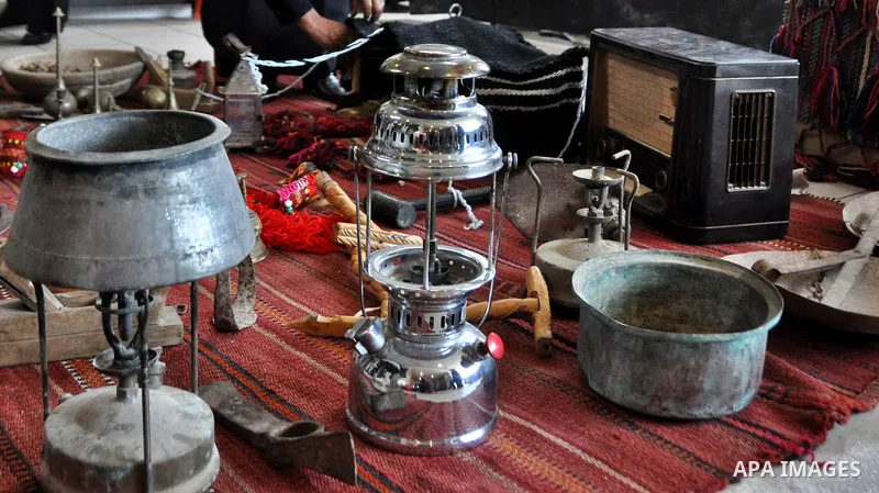 Palestinians participate in an exhibition in the first Palestinian Heritage Jerusalem, in the West Bank city of Nablus, April. 14, 2012. Photo by Nedal Shtieh.