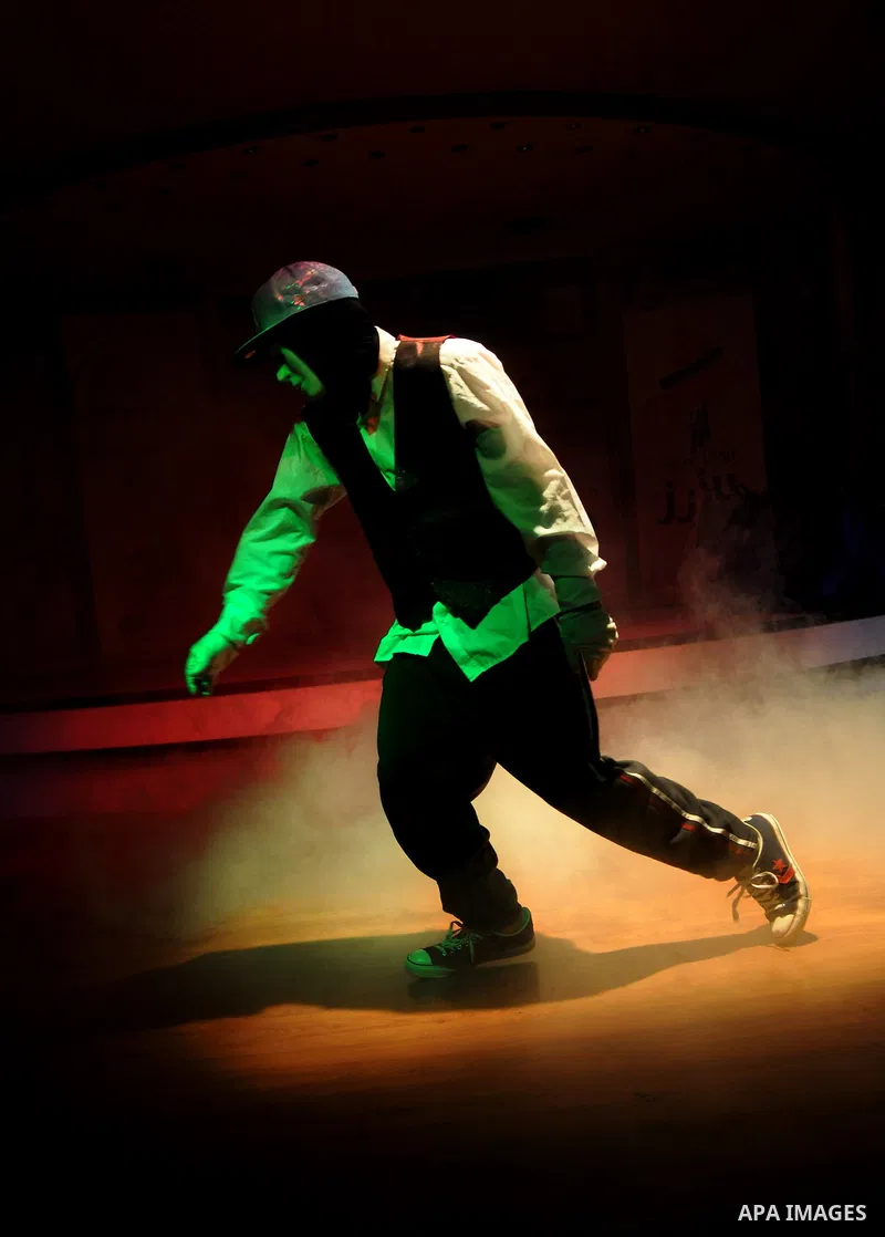Palestinians performs dance during festival for children in the West Bank city of Nablus, on April 25, 2012. Photo by Nedal Eshtayah