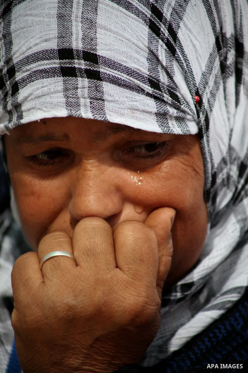 Palestinian women attend a rally in Gaza City, to show solidarity with Palestinian prisoners held in Israeli jails on May 7, 2012. At least 1,550 Palestinian prisoners are refusing food in Israeli jails in a protest agai...