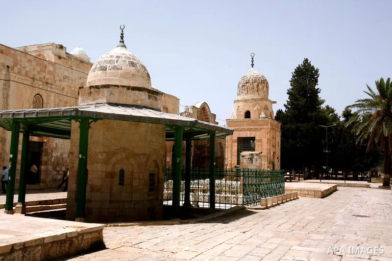 A view of Jerusalem's Old City with the Dome of the Rock Mosque near Al-Aqsa Mosque compound, Islam's third holiest site, in Jerusalem's Old City on May. 23, 2012. Photo by Mahfouz Abu Turk