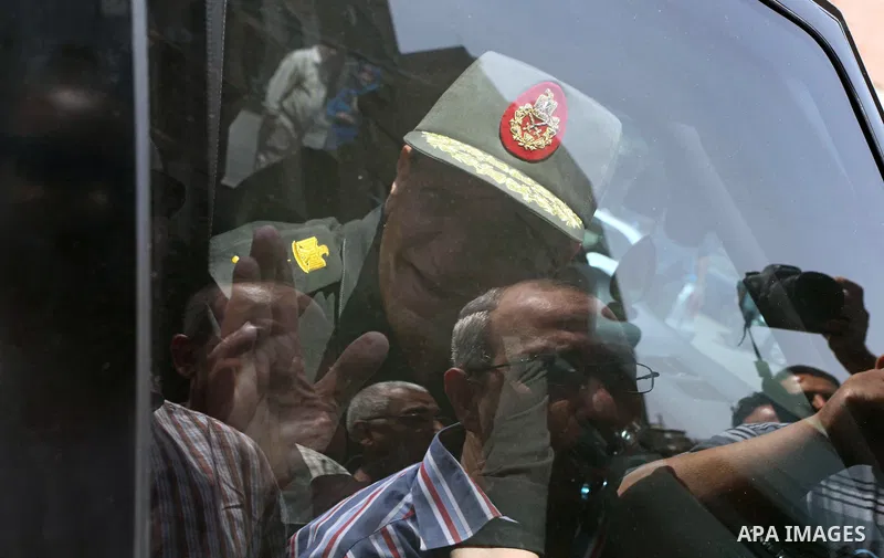 Magor Samer Anan Egyptian army commander, and deputy Marshal Tantawi talks to the press on the second day of the presidential elections in Cairo, Egypt, 24 May 2012. on the first Presidential election since the ouster of...