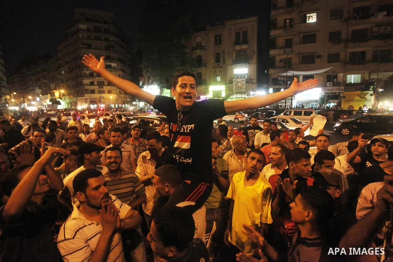 Egyptian protesters shout slogans during a protest against candidate Ahmed Shafiq and support candidate Hamdeen Sabahi, at Tahrir Square in Cairo May 27, 2012. The prospect of Shafiq succeeding Hosni Mubarak as president...