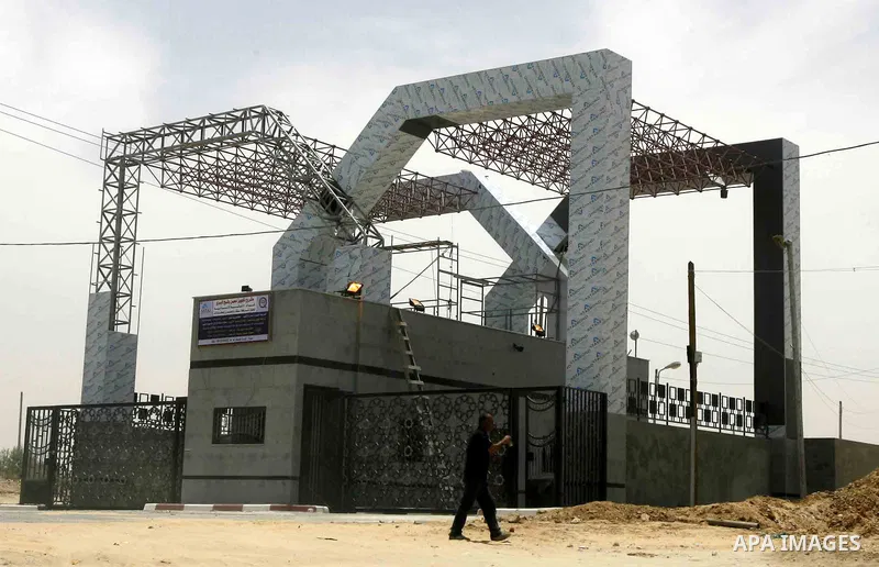General view to the Rafah border crossing between Egypt and the Gaza Strip. Islamic Relief provided million for the reconstruction of the Rafah border crossing between Egypt and Gaza, on May 28, 2012. Photo by Eyad Al Ba...