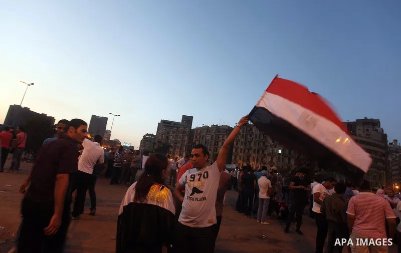Egyptian protesters attend a demonstration, against presidential candidates Mohammed Morsi and Ahmed Shafiq at Tahrir Square in Cairo May 29, 2012. According to full official results released Monday by the election commi...