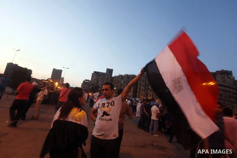 Egyptian protesters attend a demonstration, against presidential candidates Mohammed Morsi and Ahmed Shafiq at Tahrir Square in Cairo May 29, 2012. According to full official results released Monday by the election commi...