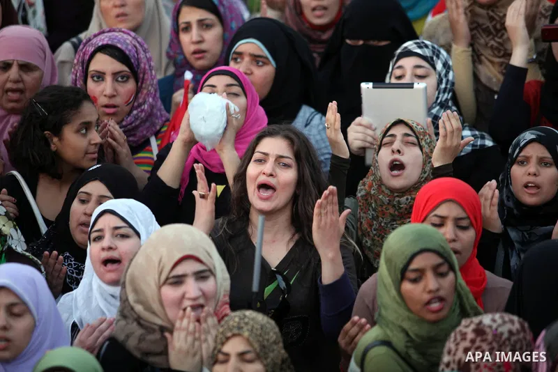 Egyptian protesters shout slogans against former President Hosni Mubarak and his aides during a fourth day of protests, in Tahrir square, Cairo, Egypt, 05 June 2012. Demonstrators gathered in Cairo's Tahrir Square, focal...