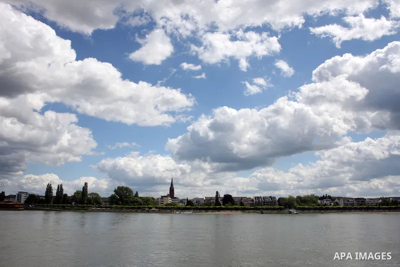 A general view for the River Rhine near the city of Bonn in Germany on 15 June 2012. The Rhine is one of the longest and most important rivers in Europe. It runs for over 1,232 km .Rhine flows through six countries -Swit...