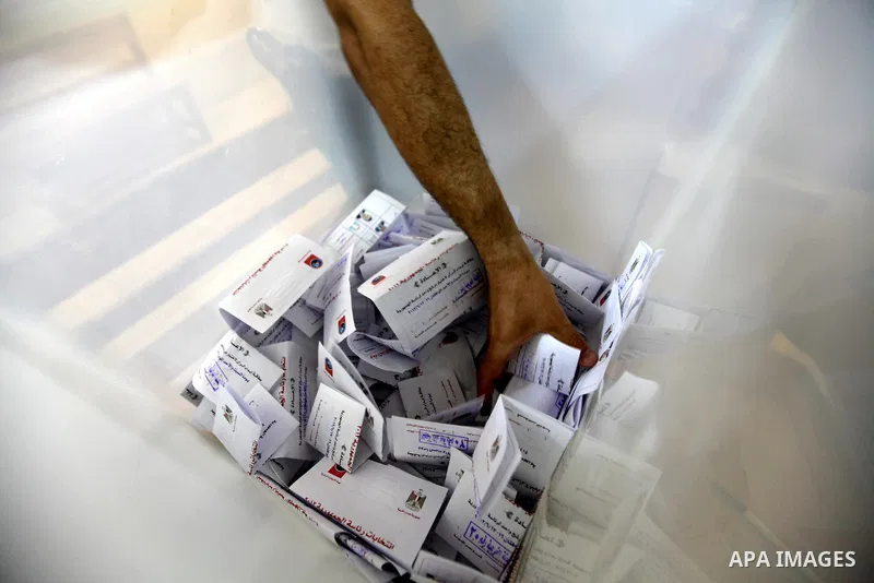 Officials count ballots after polls closed in Cairo June 17, 2012. Egyptians began an anxious wait for their first freely elected president on Sunday after two days of voting that was to be the culmination of their Arab...