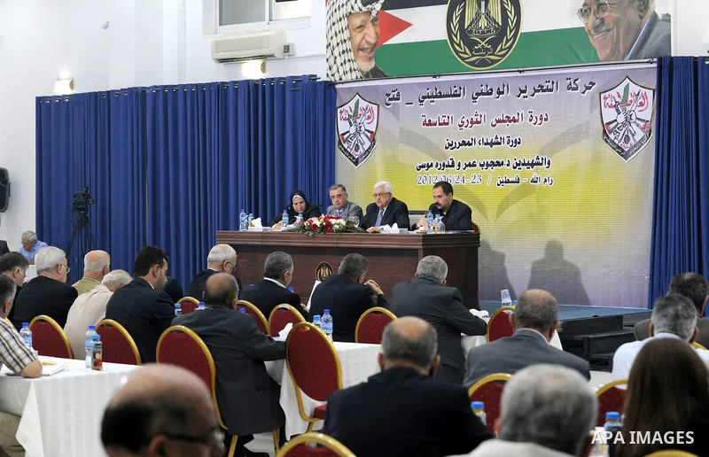 Palestinian President Mahmoud Abbas (Abu Mazena meeting of the Revolutionary Council of Fatah in the West Bank City of Ramallah on June 23, 2012. Photo by Thaer Ganaim