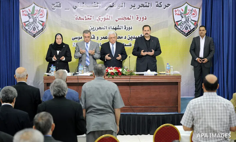 Palestinian President Mahmoud Abbas (Abu Mazena meeting of the Revolutionary Council of Fatah in the West Bank City of Ramallah on June 23, 2012. Photo by Thaer Ganaim