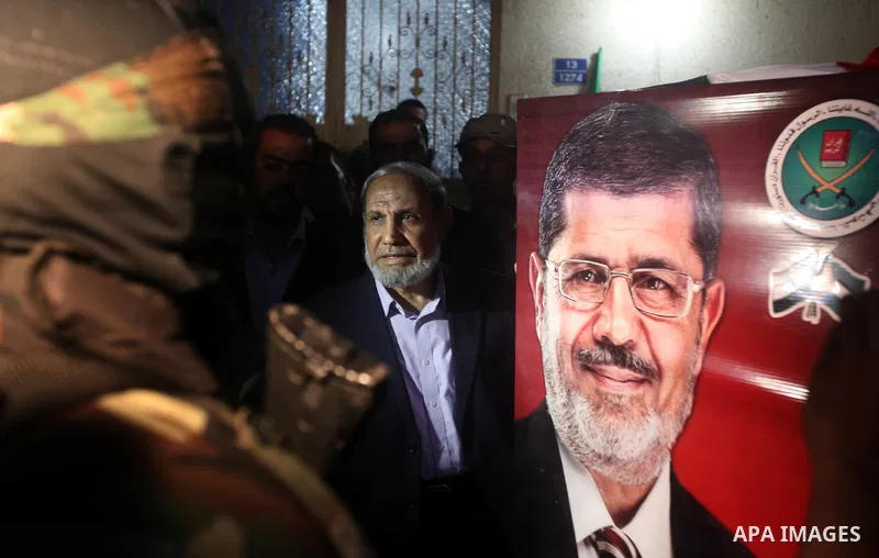 Palestinian Hamas leader, Mahmoud al-Zahar receives congratulations, after the Egyptian Presidential election committee announced Mohamed Morsi as victor. The Muslim Brotherhood's Mohammed Morsi became Egypt's first free...