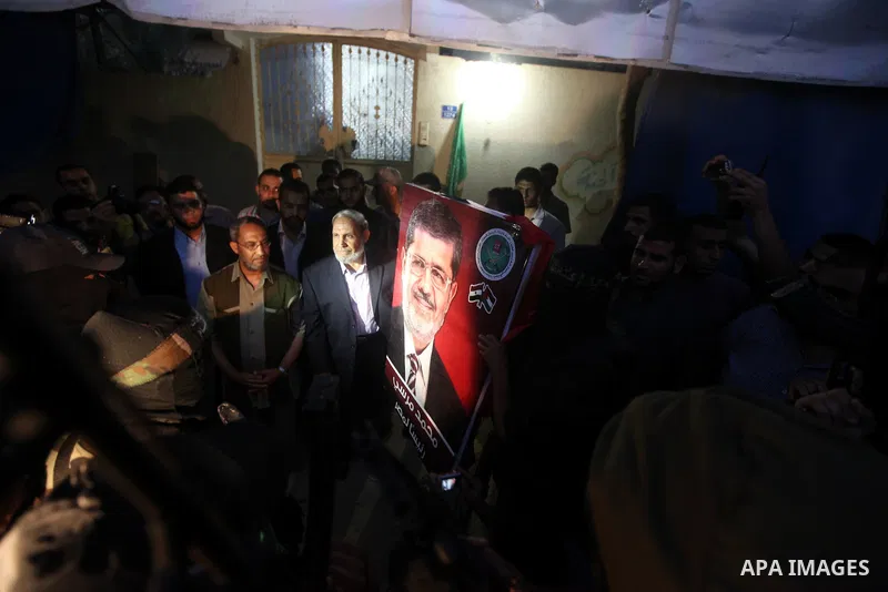 Palestinian Hamas leader, Mahmoud al-Zahar receives congratulations, after the Egyptian Presidential election committee announced Mohamed Morsi as victor. The Muslim Brotherhood's Mohammed Morsi became Egypt's first free...