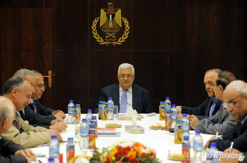 Palestinian President, Mahmoud Abbas (Abu Mazen)during a meeting with the Executive Committee, in the West Bank city of Ramallah on June,30, 2012. Photo by Thaer Ganaim