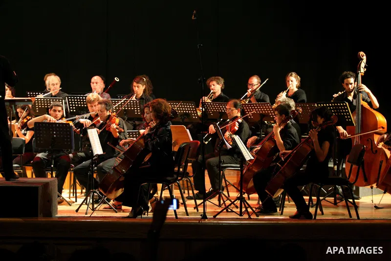 Europe and America musicians band during their presentation at Al Najah University in Nablus in the West Bank, on July, 02 2012. Photo by Nedal Eshtayah