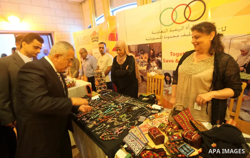 Palestinian Prime Minister, Salam Fayyad, participates at the second Conference Cooperative, in the West Bank city of Ramallah, on July 07. 07.2012. Photo by Mustafa Abu Dayeh