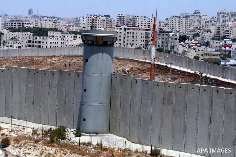 General view of the wall of separation between Ramallah and Jerusalem, July 9, 2012. Eight years ago, specifically in 2004, has taken International Court of Justice, judicial arm statute of the United Nations, based in T...
