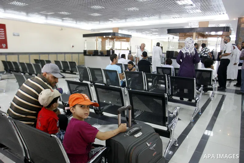 Palestinians access Rafah border crossing between Egypt and Gaza Strip. Islamic Relief provided million for the reconstruction of the Rafah border crossing between Egypt and Gaza, on May 28, 2012. Photo by Eyad Al Baba