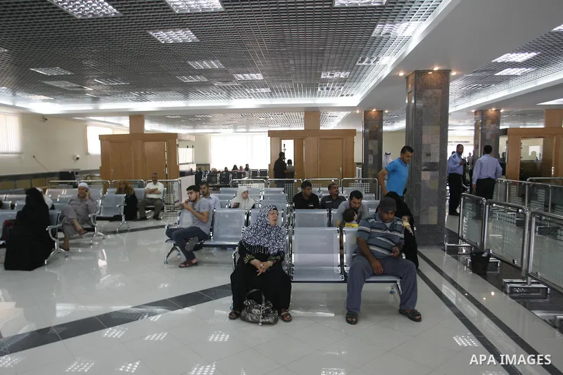 Palestinians access Rafah border crossing between Egypt and Gaza Strip. Islamic Relief provided million for the reconstruction of the Rafah border crossing between Egypt and Gaza, on May 28, 2012. Photo by Eyad Al Baba