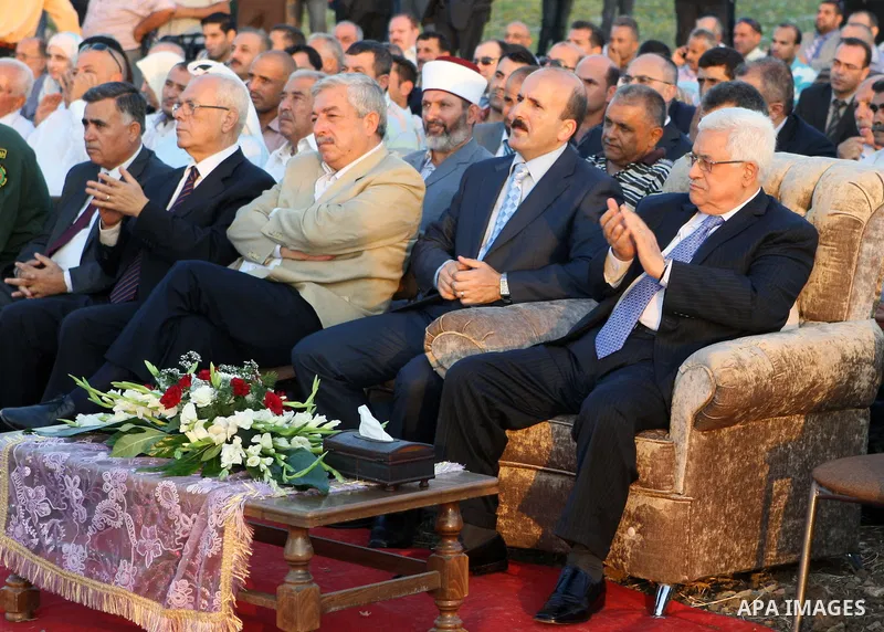 Palestinian President Mahmoud Abbas (Abu Mazen) during the opening of the hospital in the West Bank city of Jenin on July 28, 2012. Photo by Thaer Ganaim