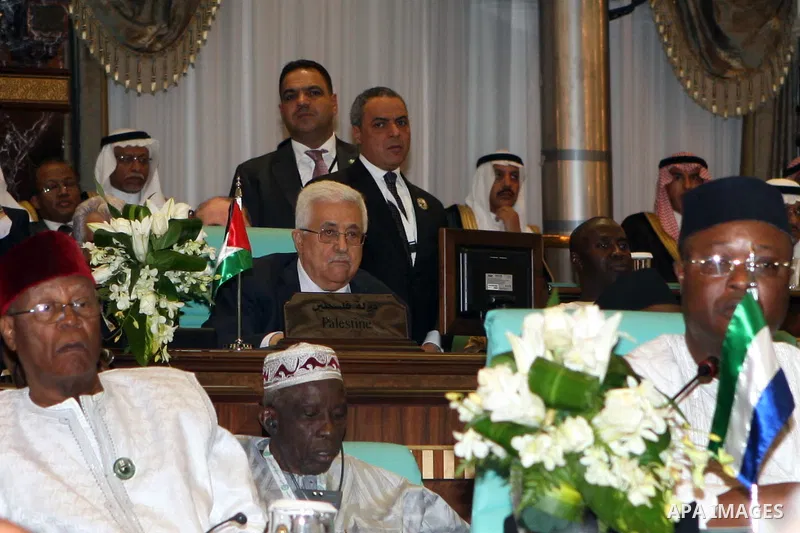 Palestinian President Mahmoud Abbas (Abu Mazen) participates in the summit of Islamic solidarity in Mecca on 15 August 2012. Photo by Thaer Ganaim