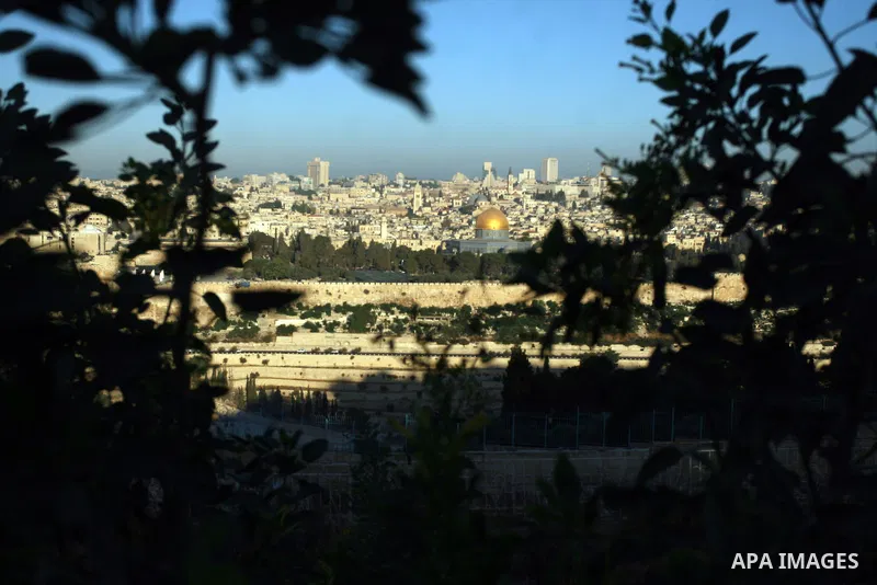 General view shows Jerusalem's Old City and al-Aqsa Mosque compound, Islam's third holiest site, in Jerusalem on Aug 16,2012. Photo by Issam Rimawi