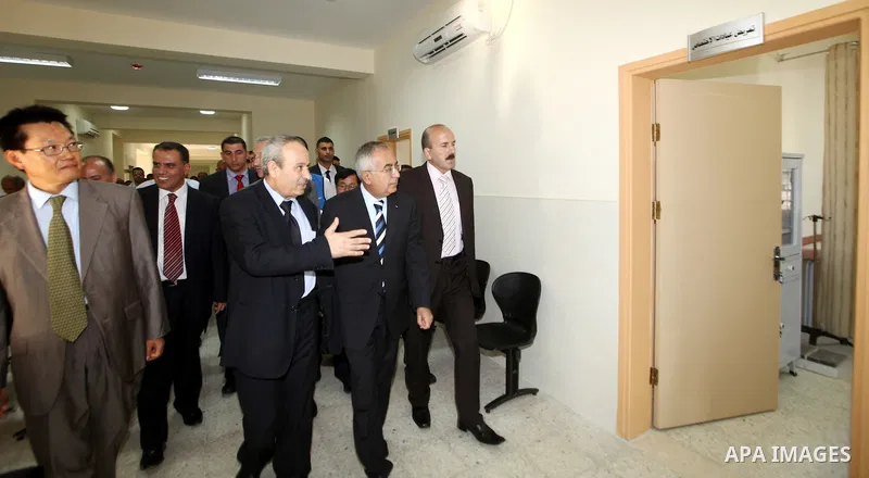 Palestinian Prime Minister, Salam Fayyad, During the opening of the Directorate of Health in the West bank city of Jenin, August 16, 2012. Photo by Mustafa Abu Dayeh