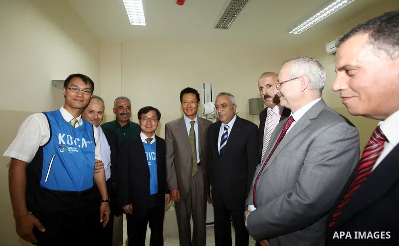 Palestinian Prime Minister, Salam Fayyad, During the opening of the Directorate of Health in the West bank city of Jenin, August 16, 2012. Photo by Mustafa Abu Dayeh