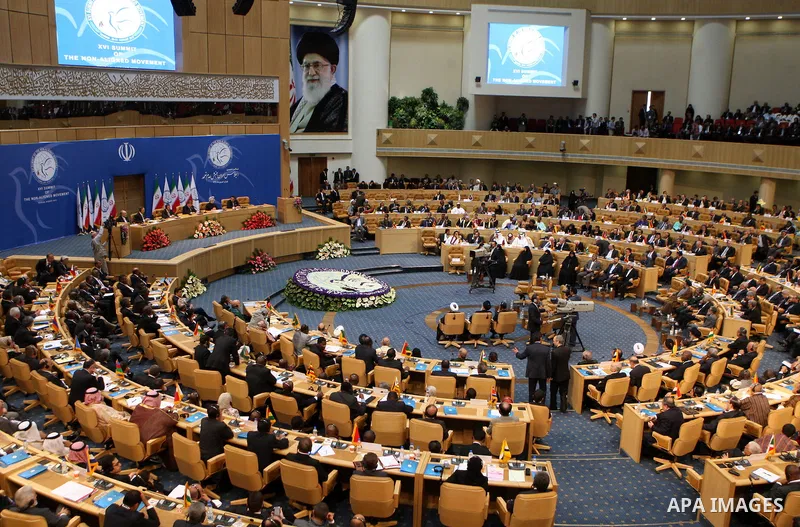 Palestinian President Mahmoud Abbas attends the opening ceremony of the Summit of the Non-Aligned Movement (NAM), in Tehran, 30 August 2012. Iranian Supreme Leader Ayatollah Ali Khamenei opened summit 16th of the Non-Ali...