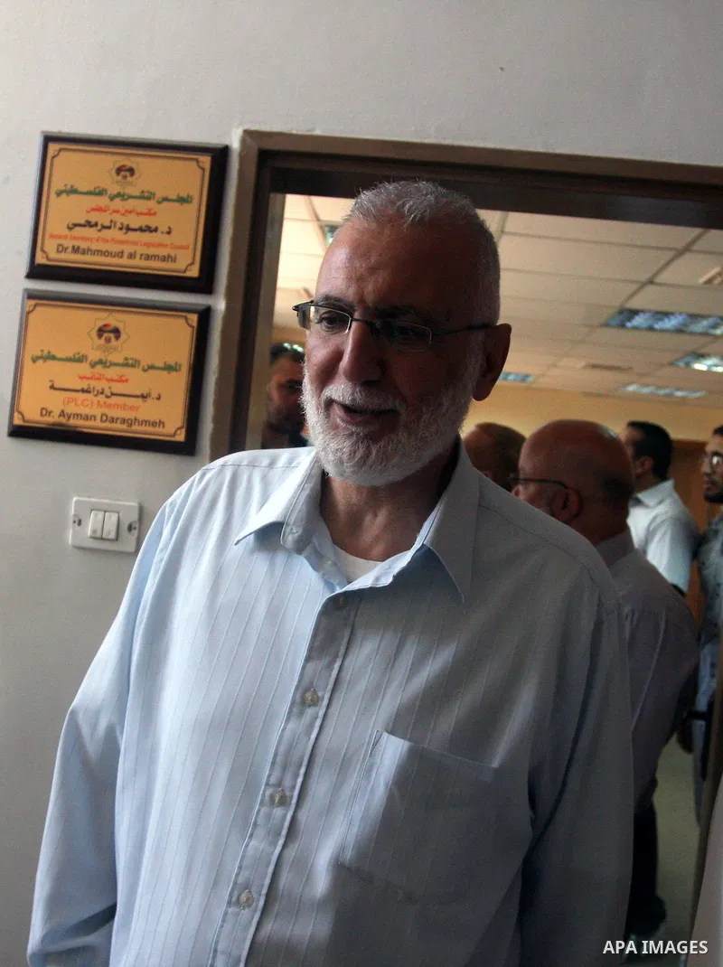 A Palestinian deputy in Legislative Council by the Department of Jerusalem, Mohammed Abu Teir, greet by family and relatives after his release from the Ofer military prison, in the West Bank city of Ramallah September 5,...