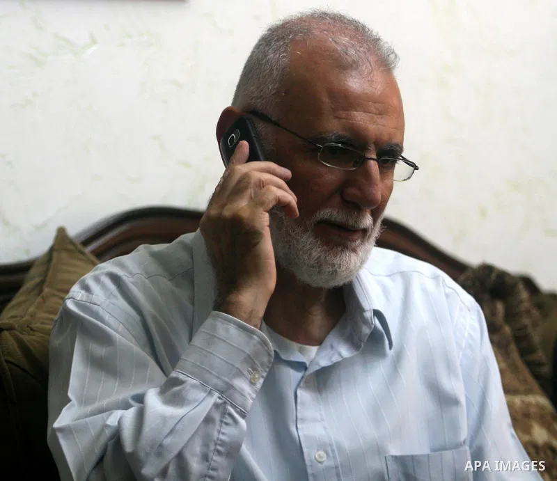 A Palestinian deputy in Legislative Council by the Department of Jerusalem, Mohammed Abu Teir, greet by family and relatives after his release from the Ofer military prison, in the West Bank city of Ramallah September 5,...