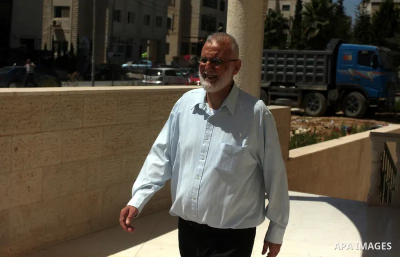 A Palestinian deputy in Legislative Council by the Department of Jerusalem, Mohammed Abu Teir, greet by family and relatives after his release from the Ofer military prison, in the West Bank city of Ramallah September 5,...