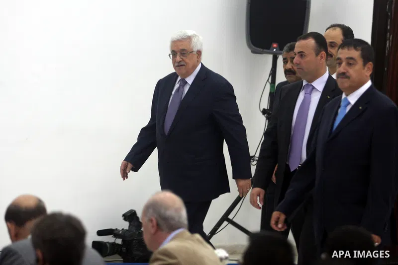 President Mahmoud Abbas (Abu Mazen), speaks during press conference to discusses the economic situation in the West Bank and Gaza strip, in the West Bank city of Ramallah on Sep. 08, 2012. Photo by Issam Rimawi