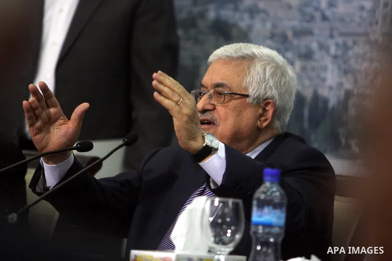 President Mahmoud Abbas (Abu Mazen), speaks during press conference to discusses the economic situation in the West Bank and Gaza strip, in the West Bank city of Ramallah on Sep. 08, 2012. Photo by Issam Rimawi