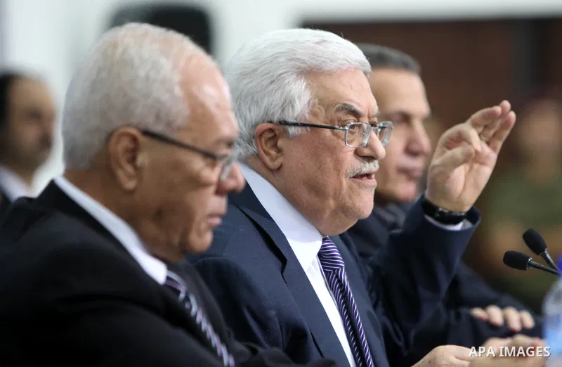 President Mahmoud Abbas (Abu Mazen), speaks during press conference to discusses the economic situation in the West Bank and Gaza strip, in the West Bank city of Ramallah on Sep. 08, 2012. Photo by Thaer Ganaim