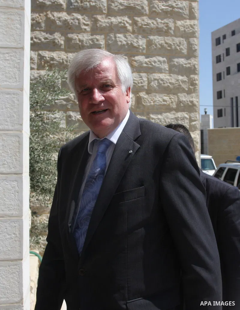 Mr. Giuliano Bezabia Mayor Italian city of Milan arrives to the West Bank city of Ramallah, Sept. 11, 2012 . Photo by Issam Rimawi