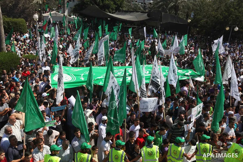 Palestinians shout anti-U.S. slogans during a demonstration against the controversial film 'Innocence of Muslims' in Gaza City, on September 14, 2012. The controversial low budget film reportedly made by an Israeli-Ameri...