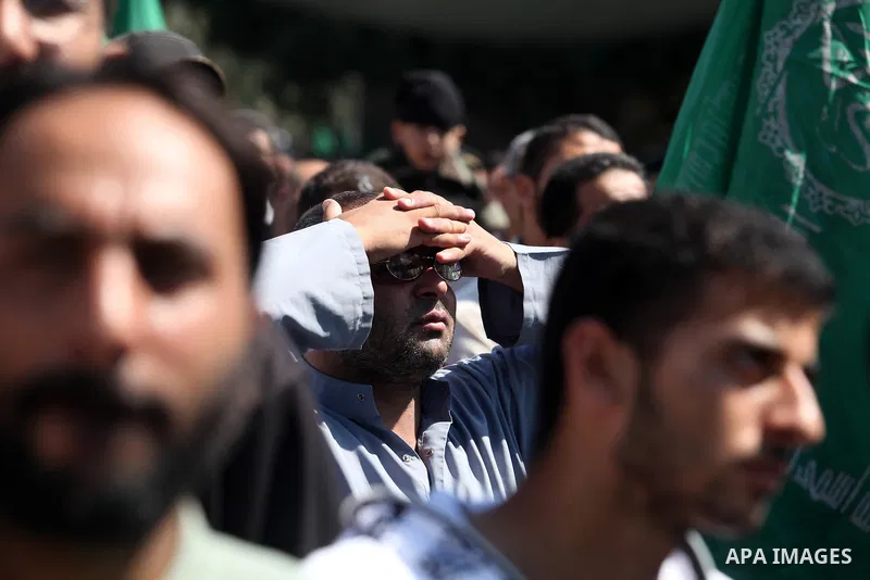 Palestinians attend a demonstration against the controversial film 'Innocence of Muslims' in Gaza City, on September 14, 2012. The controversial low budget film reportedly made by an Israeli-American which portrays Musli...