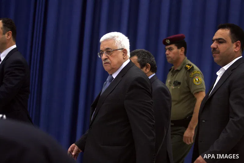 Palestinian President Mahmoud Abbas (Abu Mazen) meets with of the Palestinian leadership, in the West Bank city of Ramallah, on Sep. 15, 2012. Photo by Issam Rimawi