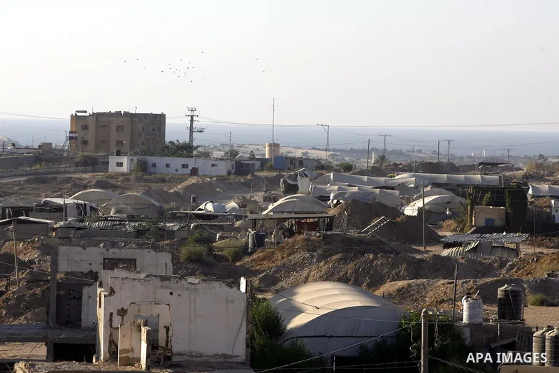 A General view for the smuggling tunnels along the Gaza-Egypt border in Rafah, in the southern Gaza Strip, on Sept. 18, 2012. The tunnels trade, which analysts estimate is worth half a billion dollars a year, brings a wi...