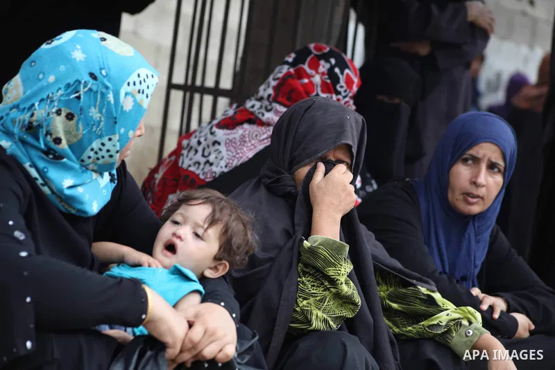 Palestinian women take part in a protest against what they say is frequent attacks on fishermen by the Israeli naval forces, in Gaza City September 30, 2012. Israel confines fishermen within a three-mile fishing zone in...