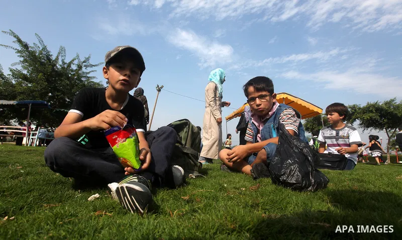Palestinian children enjoy playing at the Al-Bashir amusement park on the outskirts of Gaza City on Oct. 18, 2012. Photo by Majdi Fathi