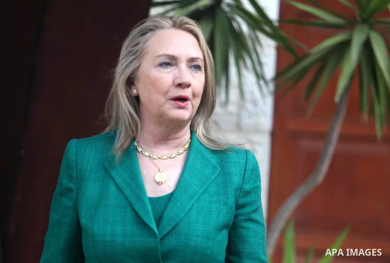 U.S. Secretary of State Hillary Rodham Clinton, during a meeting in the West Bank city of Ramallah, Wednesday, Nov. 21, 2012. Clinton will try on Wednesday to wring an elusive truce deal from Israel and Gaza's militant H...