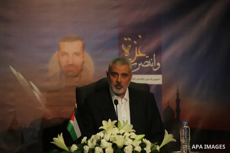 Palestinian prime minister in Gaza Ismail Haniyeh delivers a speech after an eight-day conflict in Gaza City November 22, 2012. A ceasefire between Israel and Gaza's Hamas rulers took hold on Thursday after eight days of...