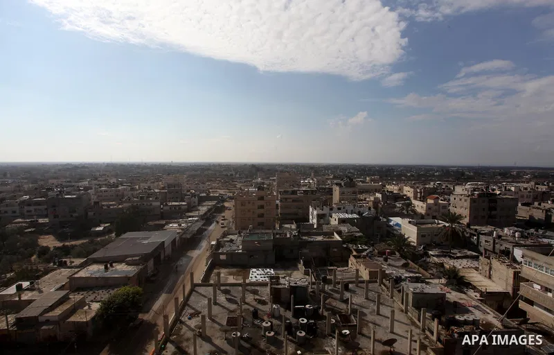 A General view from the smuggling tunnels area to Gaza strip in the Egyptian-Gaza border in Rafah, in the southern Gaza Strip November 27, 2012. Knee-deep in craters carved out by Israeli air strikes, Palestinians wielde...