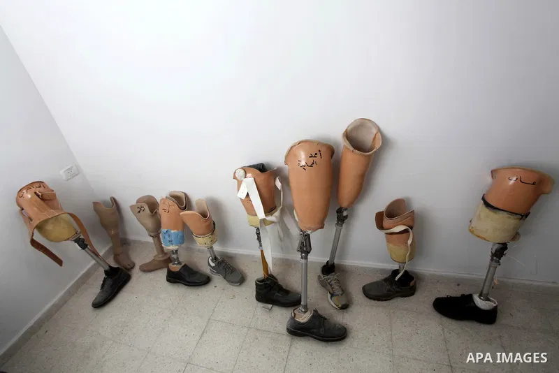 Devices of the disabled in center for the rehabilitation of the disabled in Gaza city, on Dec. 03, 2012. International Day of People with Disability, is an international observance promoted by the United Nations since 19...