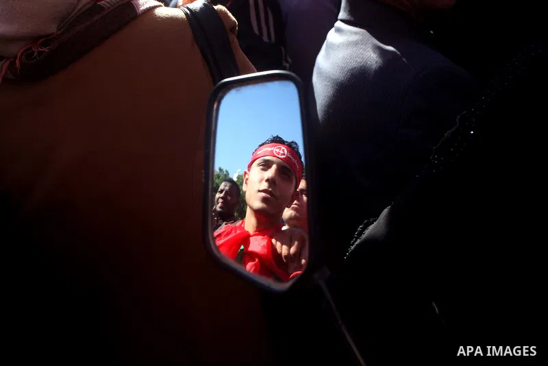 Palestinians take part in a rally organized by the Popular Front for the Liberation of Palestine (PFLP) to celebrate the 45th anniversary of its founding in Gaza City December 6, 2012. Photo by Ashraf Amra