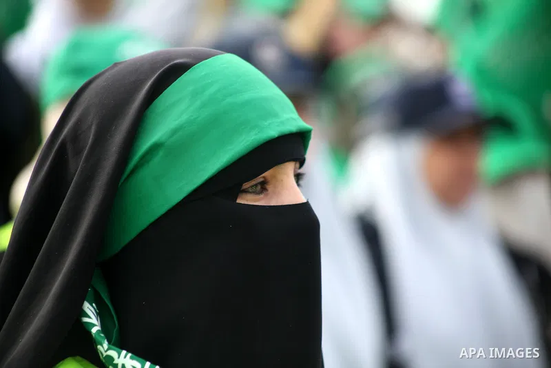 Palestinian Hamas supporters gather to attend a Hamas rally marking the 25th anniversary of the Islamist movement's founding in Gaza City on December 8, 2012. Hamas chief Khaled Meshaal arrived to Gaza strip on December...