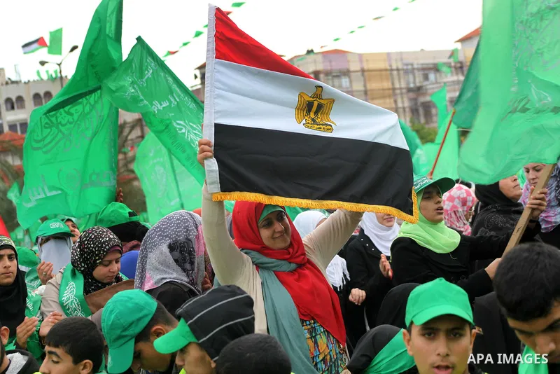 Palestinian Hamas supporters attend a Hamas rally marking the 25th anniversary of the Islamist movement's founding in Gaza City on December 8, 2012. Hamas chief Khaled Meshaal arrived to Gaza strip on December 7 during h...