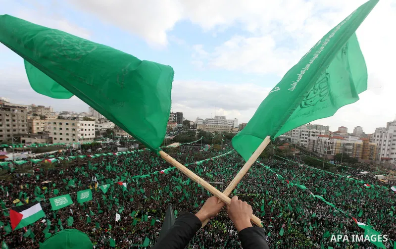Palestinian Hamas supporters attend a Hamas rally marking the 25th anniversary of the Islamist movement's founding in Gaza City on December 8, 2012. Hamas chief Khaled Meshaal arrived to Gaza strip on December 7 during h...