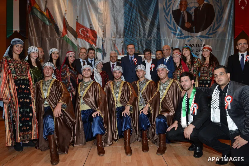 Palestinian President Mahmoud Abbas during a ceremony of the Palestinian embassy in Turkey, 11 December 2012. Photo by Thaer Ganaim